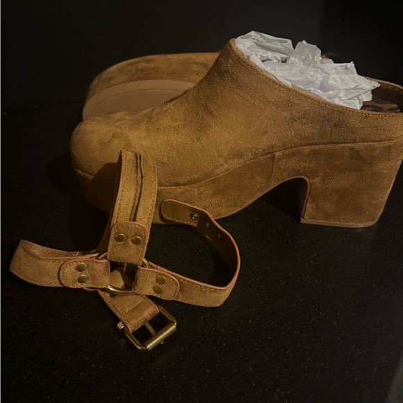 Free People Amalia Harness Clogs - Size 11 - Picture 11 of 13